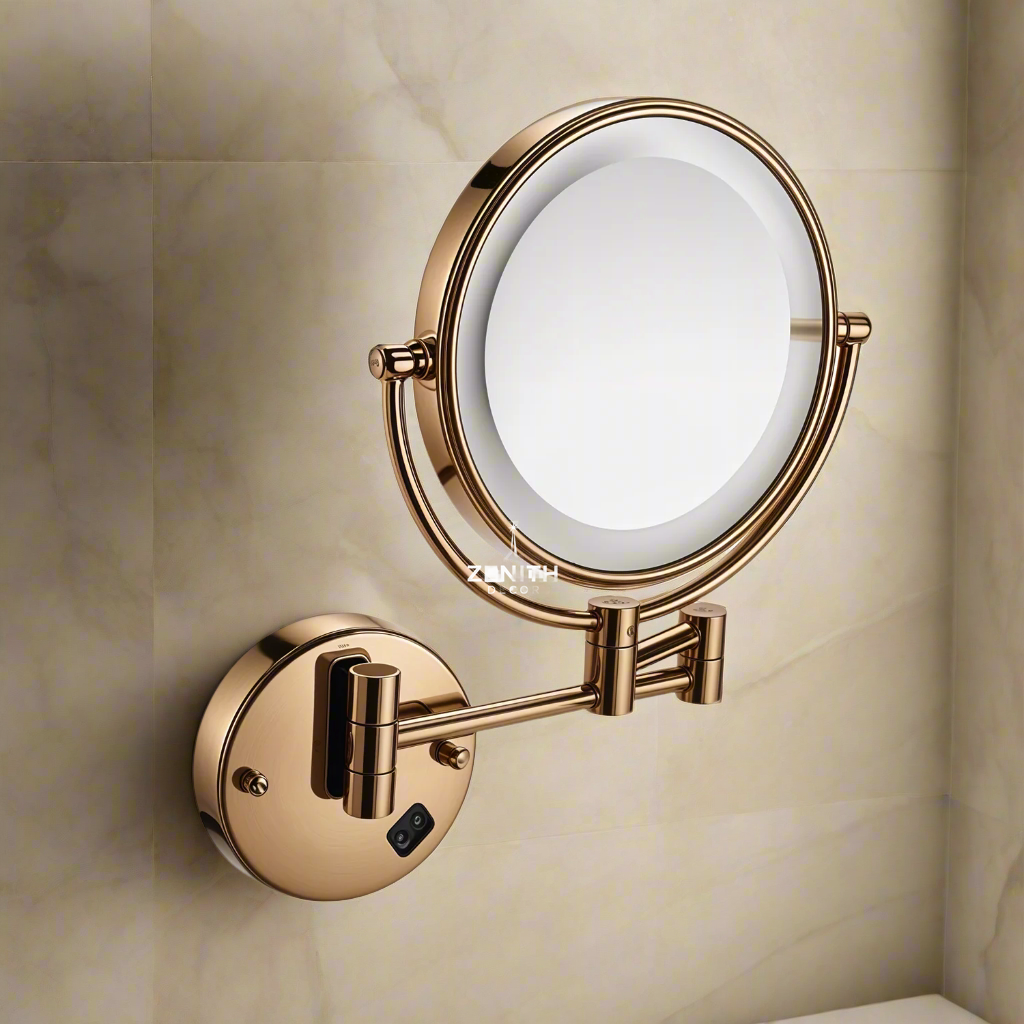 Optic-360 Precision LED Grooming Mirror | Dual 3X/5X Magnification | Fog-Resistant Architectural Glass