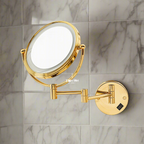 Optic-360 Precision LED Grooming Mirror | Dual 3X/5X Magnification | Fog-Resistant Architectural Glass