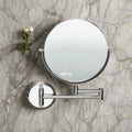 Optic-Precision Shaving Mirror | 3X/5X Dual Magnification | Chrome-Finished Adjustable Grooming Vanity