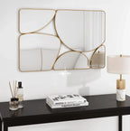 Aura-Cluster SS-304 Mirror | Marine-Grade Stainless Steel Mosaic | Waterproof Asymmetric Wall Art