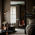 Serene-Matte White Mirror | SS304 Stainless Steel Frame | Corrosion-Free Minimalist LED Vanity