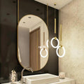 Hanging Mirror With PVD Stainless Steel Frame | Corrosion Free | Waterproof | Premium Quality |  Decor