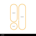 Unity-Modular Geometric Ensemble | SS304 Stainless Steel | Multi-Form Oval & Circular Mirror Set