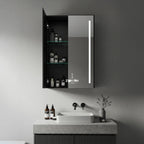Vault-Double Smart Cabinet | Matt Black SS304 Finish | Bluetooth Audio & Multi-Spectrum LED Storage Unit