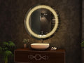 Vortex-02 Kinetic Orbital Mirror | 360° Swivel SS304 Frame | Industrial Multi-Sensor Smart LED Vanity